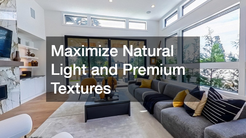 Maximize Natural Light and Premium Textures