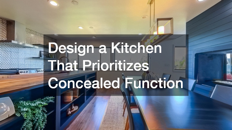 Design a Kitchen That Prioritizes Concealed Function