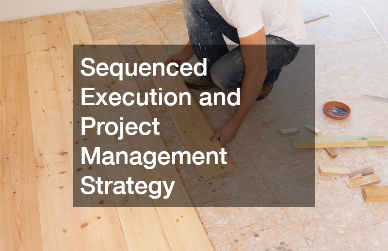 Sequenced Execution and Project Management Strategy
