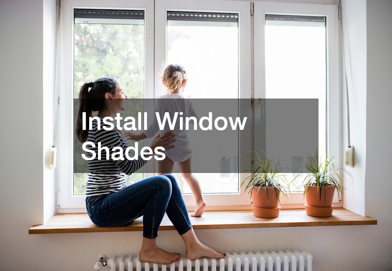 Install Window Shades