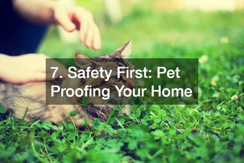 7. Safety First: Pet Proofing Your Home