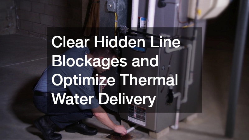 Clear Hidden Line Blockages and Optimize Thermal Water Delivery