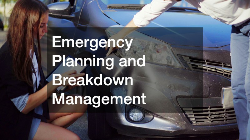 Emergency Planning and Breakdown Management