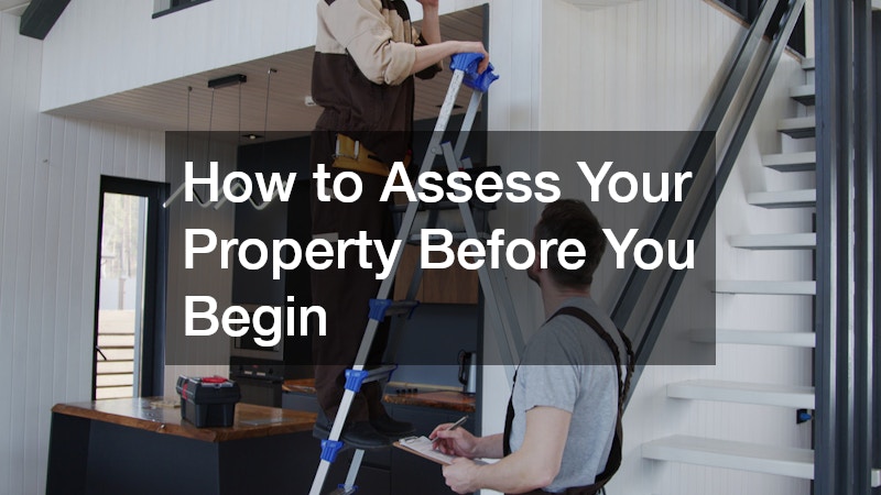 How to Assess Your Property Before You Begin