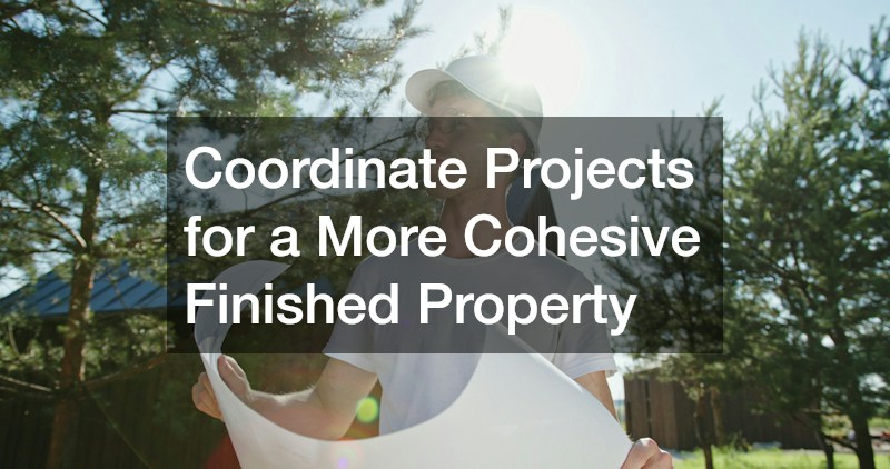 Coordinate Projects for a More Cohesive Finished Property