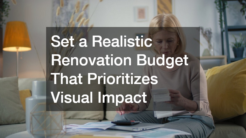 Set a Realistic Renovation Budget That Prioritizes Visual Impact