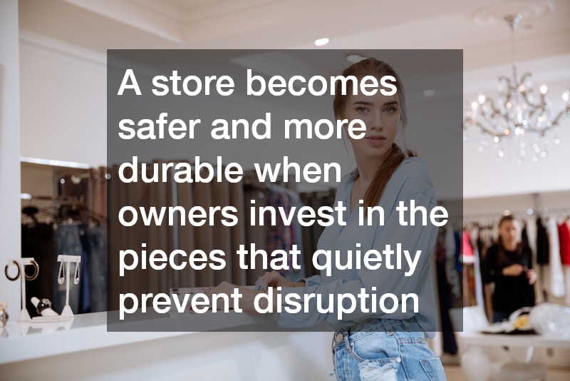 A store becomes safer and more durable when owners invest in the pieces that quietly prevent disruption