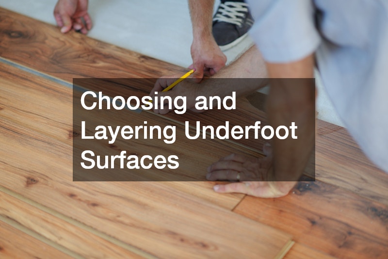 Choosing and Layering Underfoot Surfaces