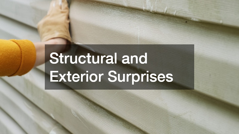 Structural and Exterior Surprises