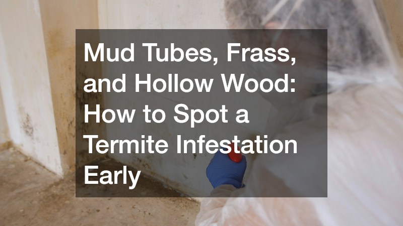 Mud Tubes, Frass, and Hollow Wood: How to Spot a Termite Infestation Early