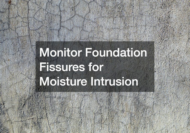 Monitor Foundation Fissures for Moisture Intrusion