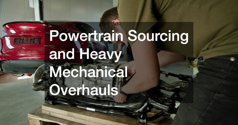 Powertrain Sourcing and Heavy Mechanical Overhauls