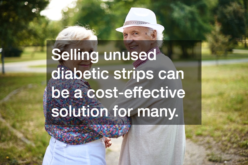 Selling unused diabetic strips can be a cost-effective solution for many.