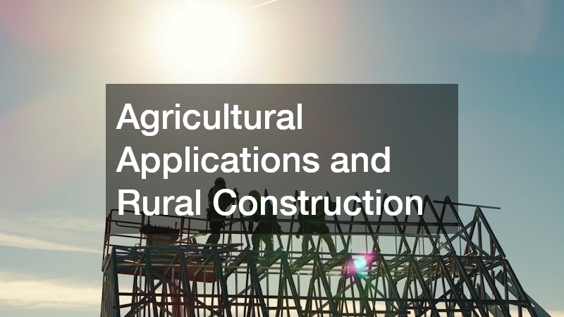 Agricultural Applications and Rural Construction
