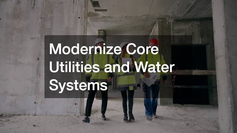 Modernize Core Utilities and Water Systems