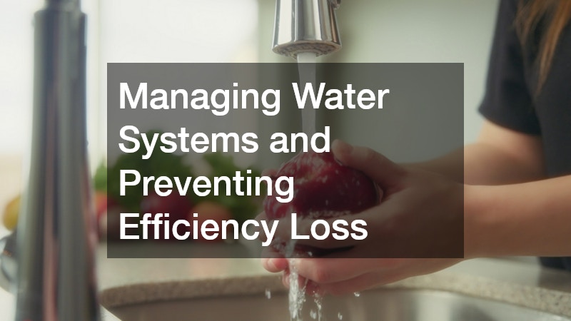 Managing Water Systems and Preventing Efficiency Loss