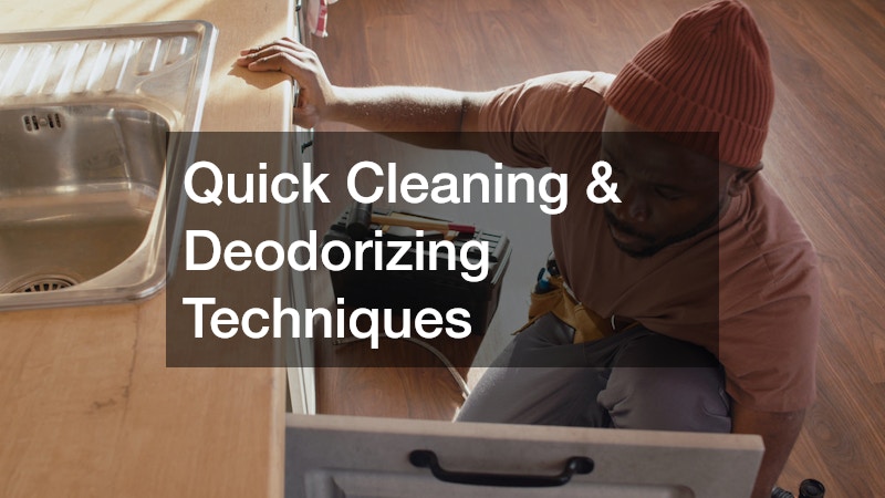 Quick Cleaning & Deodorizing Techniques