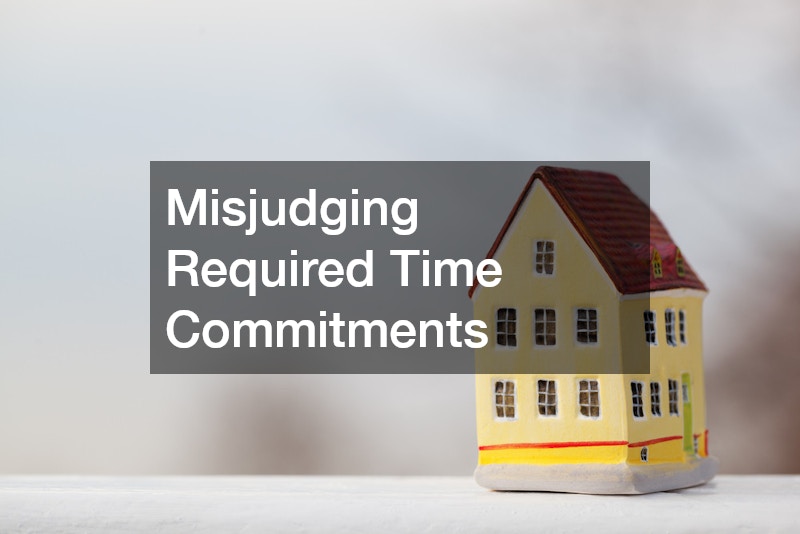 Misjudging Required Time Commitments