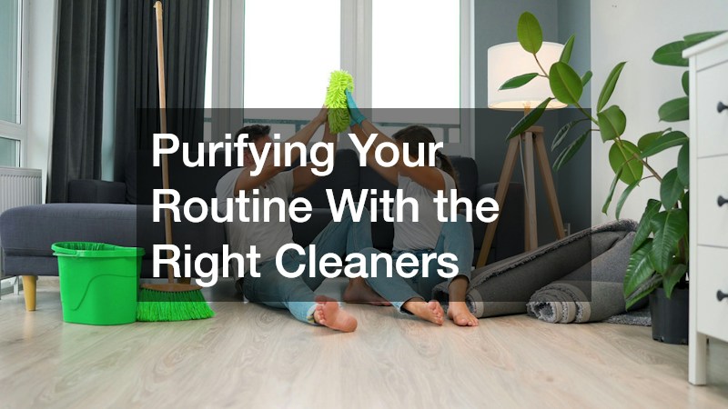 Purifying Your Routine With the Right Cleaners