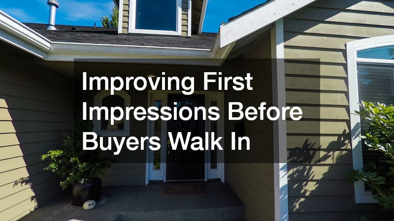 Improving First Impressions Before Buyers Walk In
