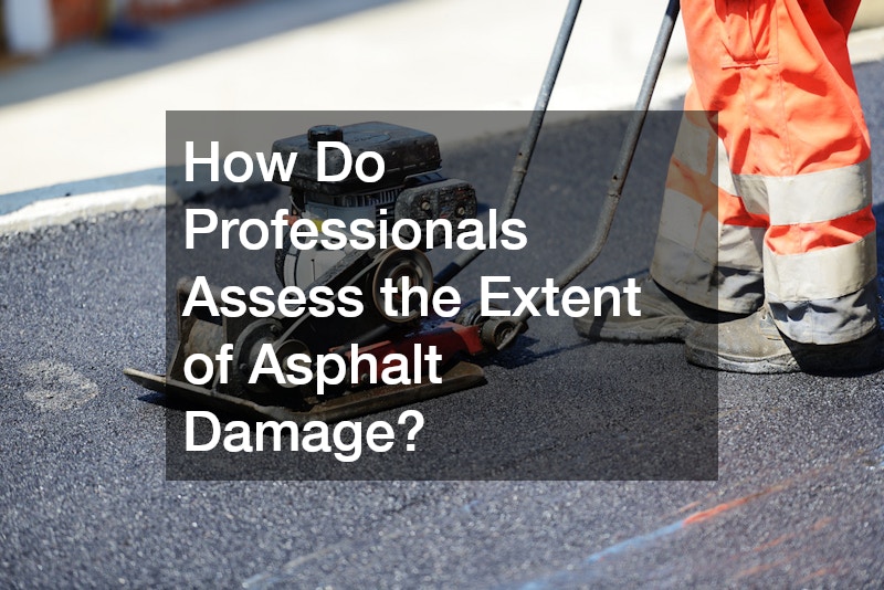 How Do Professionals Assess the Extent of Asphalt Damage?