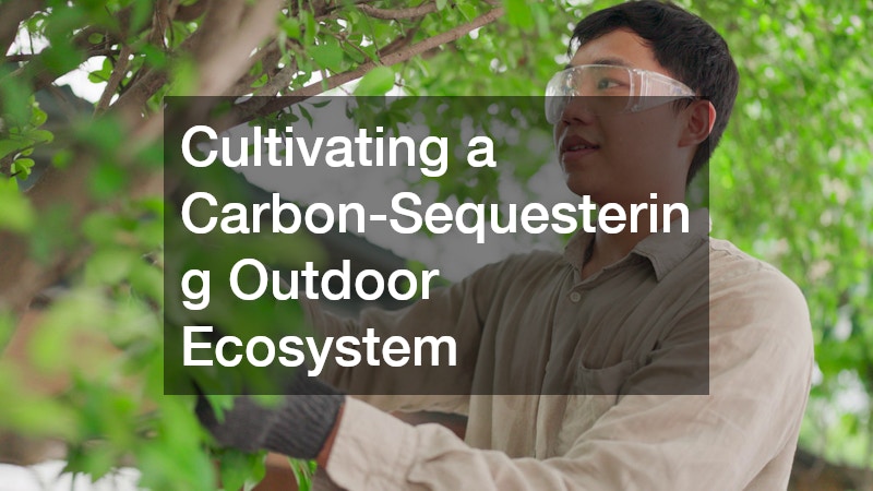 Cultivating a Carbon-Sequestering Outdoor Ecosystem