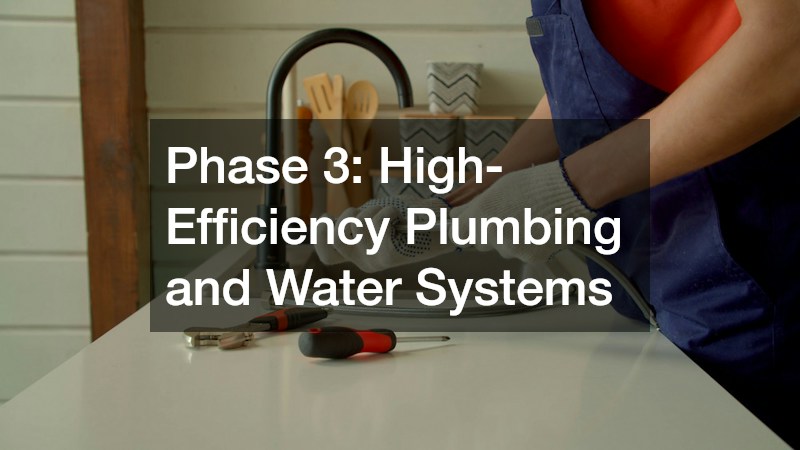 Phase 3: High-Efficiency Plumbing and Water Systems