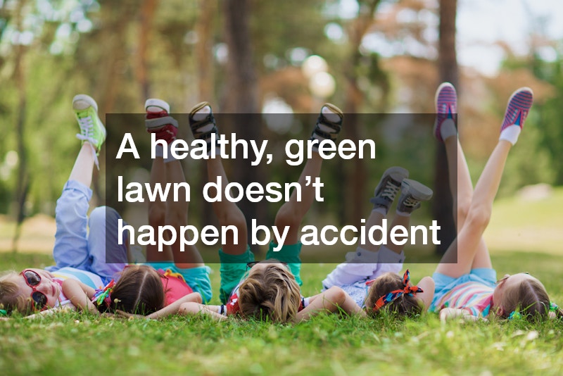 A healthy, green lawn doesn’t happen by accident