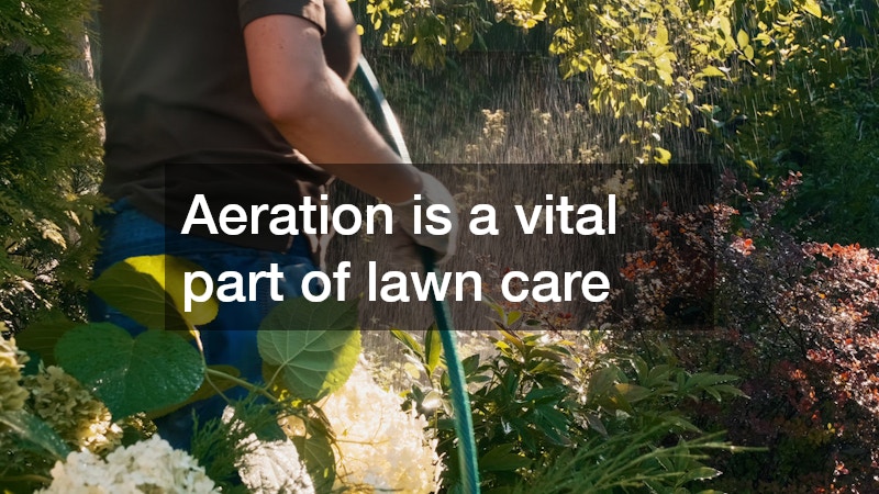 Aeration is a vital part of lawn care