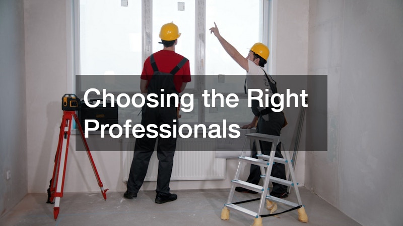 Choosing the Right Professionals