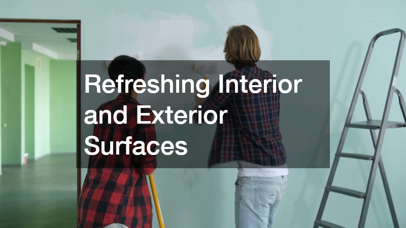 Refreshing Interior and Exterior Surfaces