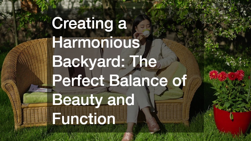 Creating a Harmonious Backyard: The Perfect Balance of Beauty and Function