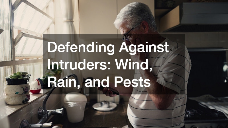 Defending Against Intruders: Wind, Rain, and Pests