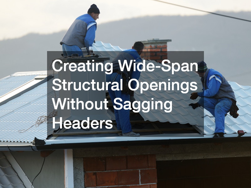 Creating Wide-Span Structural Openings Without Sagging Headers