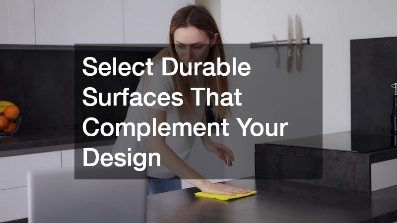 Select Durable Surfaces That Complement Your Design