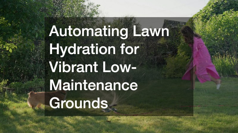 Automating Lawn Hydration for Vibrant Low-Maintenance Grounds