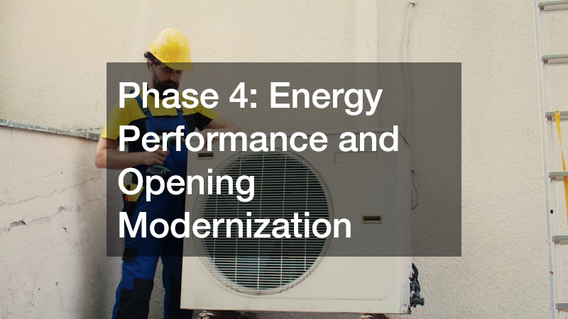 Phase 4: Energy Performance and Opening Modernization