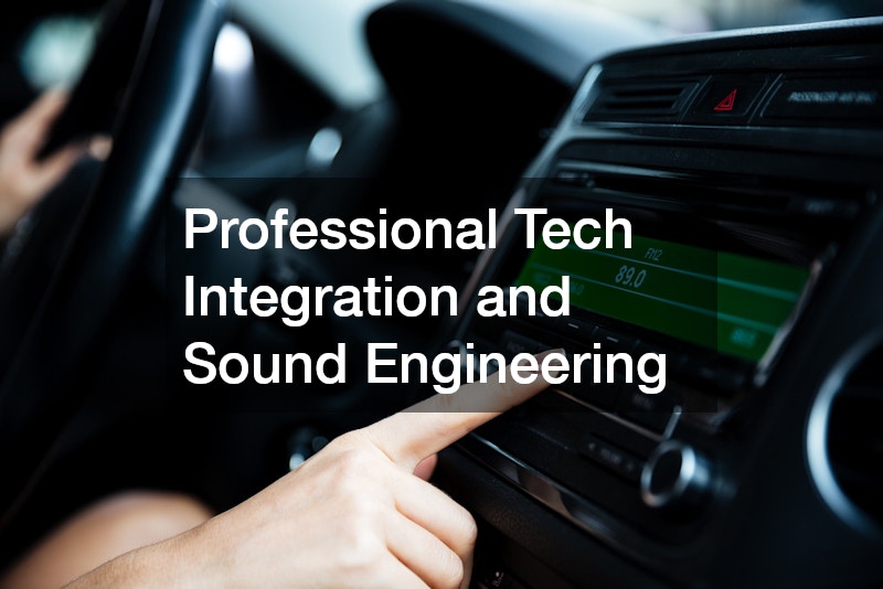 Professional Tech Integration and Sound Engineering