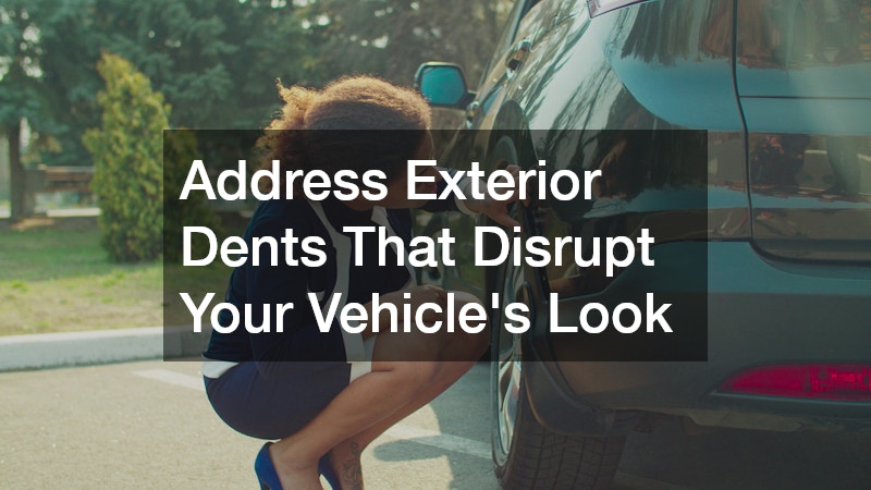 Address Exterior Dents That Disrupt Your Vehicle
