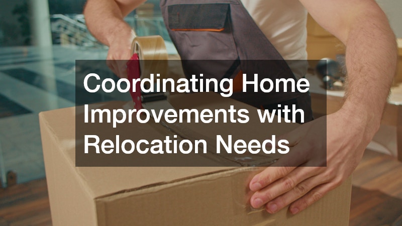 Coordinating Home Improvements with Relocation Needs