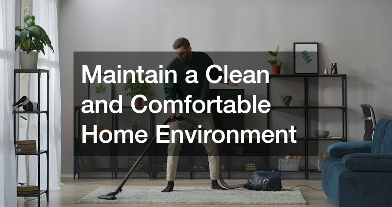 Maintain a Clean and Comfortable Home Environment