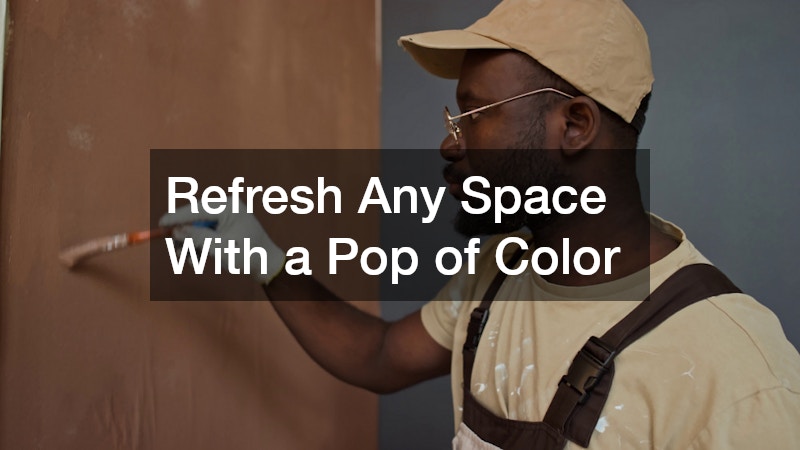Refresh Any Space With a Pop of Color