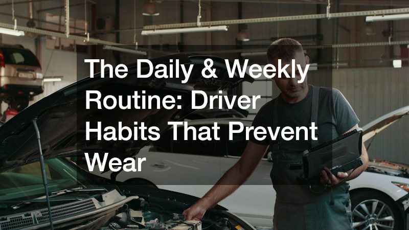 The Daily & Weekly Routine: Driver Habits That Prevent Wear