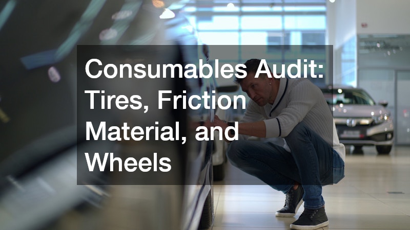Consumables Audit: Tires, Friction Material, and Wheels