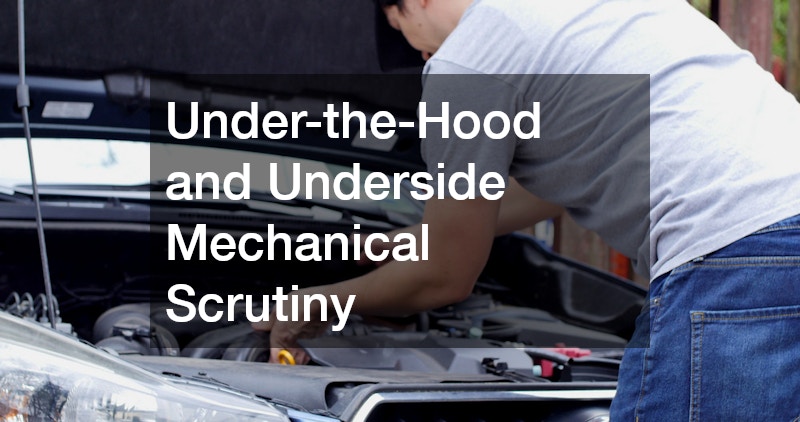 Under-the-Hood and Underside Mechanical Scrutiny