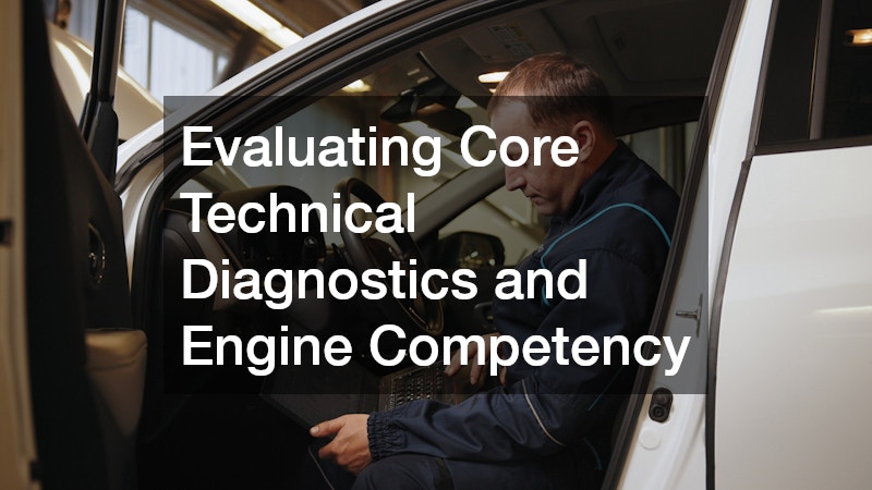 Evaluating Core Technical Diagnostics and Engine Competency