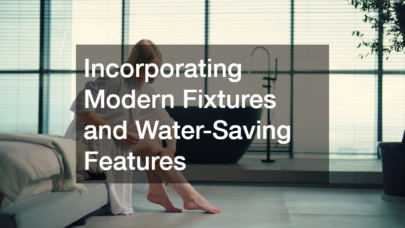 Incorporating Modern Fixtures and Water-Saving Features