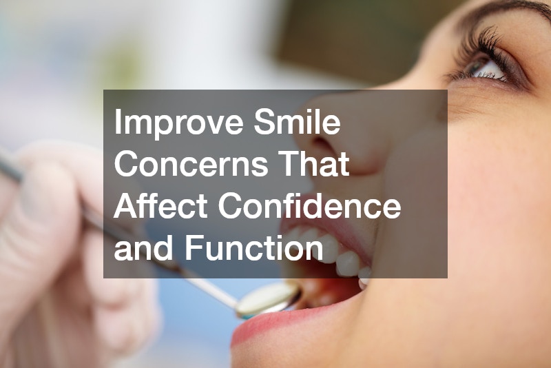 Improve Smile Concerns That Affect Confidence and Function