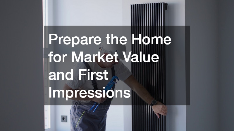 Prepare the Home for Market Value and First Impressions
