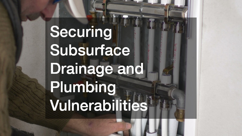 Securing Subsurface Drainage and Plumbing Vulnerabilities